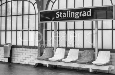 Stalingrad metro station in Paris