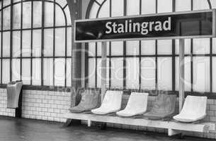 Stalingrad metro station in Paris