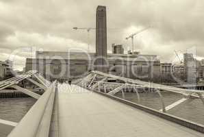 Millennium Bridge in London