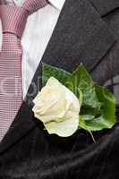 Flower arrangements for groom