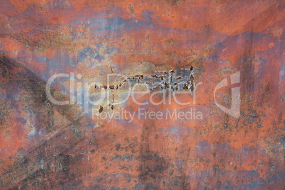 texture of old rusty metal
