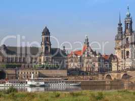 Elbe river in Dresden