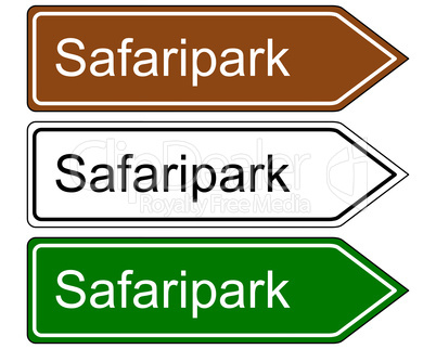 Wegweiser Safaripark