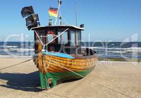 Fischerboot am Meer