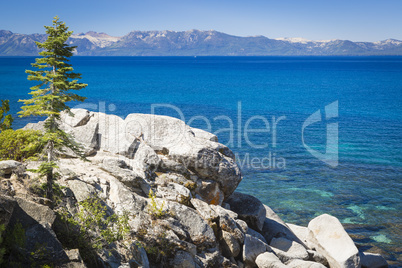 Beautiful Shoreline of Lake Tahoe