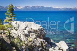 Beautiful Shoreline of Lake Tahoe