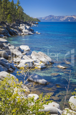 Beautiful Shoreline of Lake Tahoe