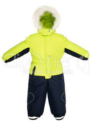 Childrens snowsuit fall