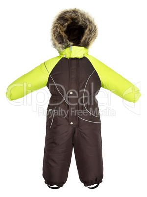 Childrens snowsuit fall