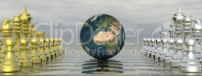 Global strategy - 3D render