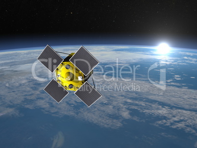 Acrimsat satellite - 3D render