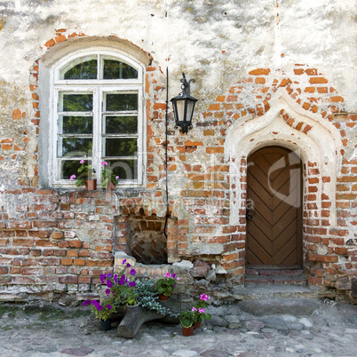 Weathered entrance