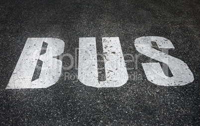 Bus traffic sign