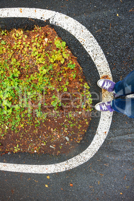 people and roads