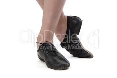 Photo of dancer girl's feet