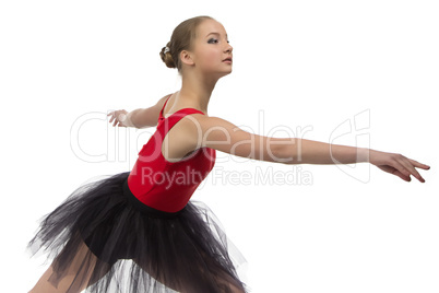 Photo of young ballerina
