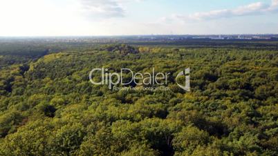 berliner landschaftspanorama von oben