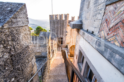 Streets and buildings of San Marino