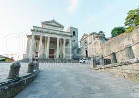 Streets and buildings of San Marino