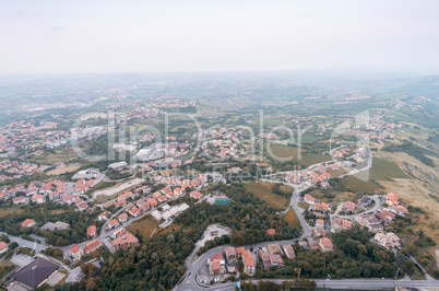 Streets and buildings of San Marino