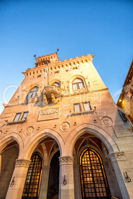 Streets and buildings of San Marino