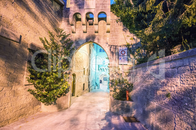 Streets and buildings of San Marino