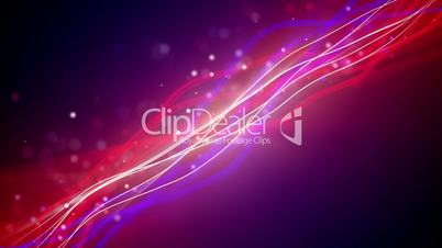 flowing lines and particles loopable background
