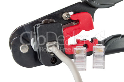 Mounting clamps, connectors and cable