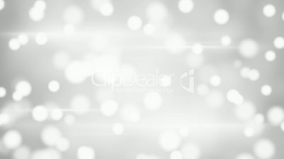 white blurred circles loopable background