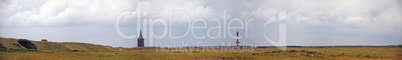 Panorama Wangerooge Leuchtturm und Westturm