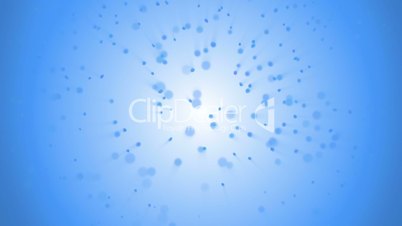 blue particles falling seamless loop abstract backgrond