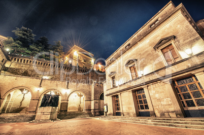 Streets and buildings of San Marino