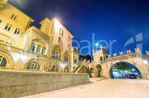 Streets and buildings of San Marino