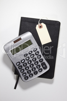 Calculator and business diary