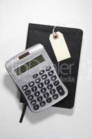 Calculator and business diary