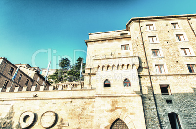 Streets and buildings of San Marino