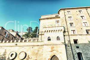 Streets and buildings of San Marino