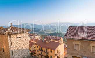 Streets and buildings of San Marino