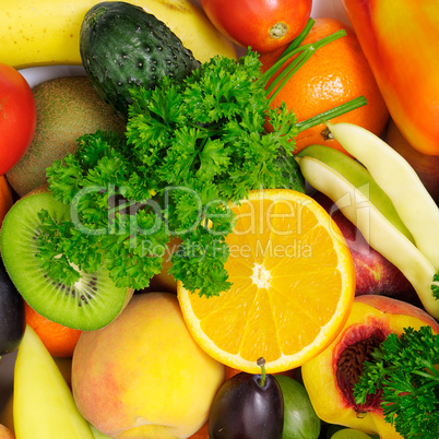 fresh fruits and vegetables