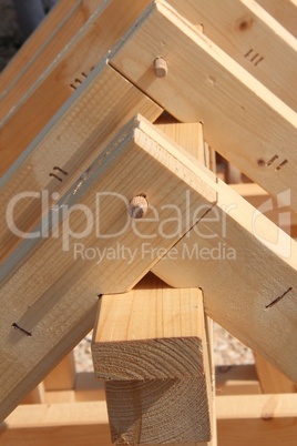 Sparrendach aus Holz