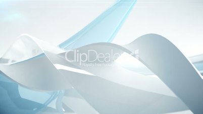 Abstract 3d design background. Loopable.