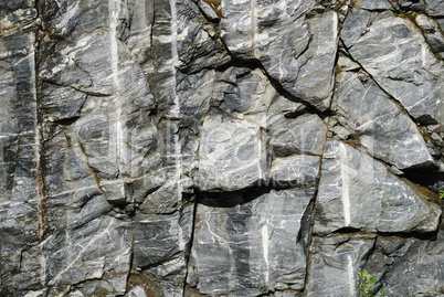 Texture of mountain rock