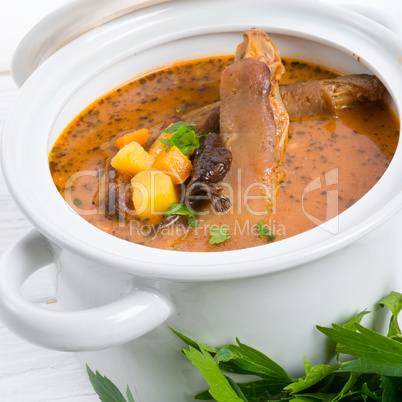 Oxtail soup