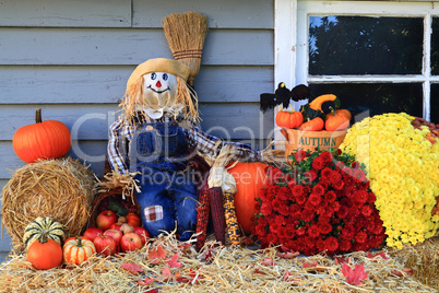 Thanksgiving Decoration of Country House