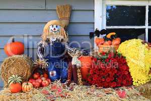 Thanksgiving Decoration of Country House
