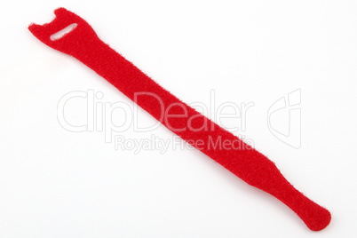 Velcro cable tie in red