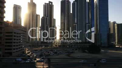 Modern city buildings, Dubai, United Arab Emirates
