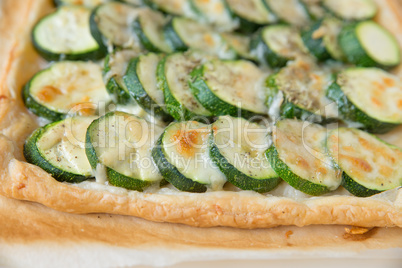 Zucchini Tarte aus Blätterteig