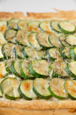 Zucchini Tarte aus Blätterteig