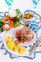 Schweinshaxe - pork knuckle on Bavarian